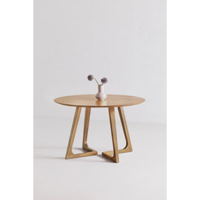 Table de salle à manger en bois massif 47 po Fischer