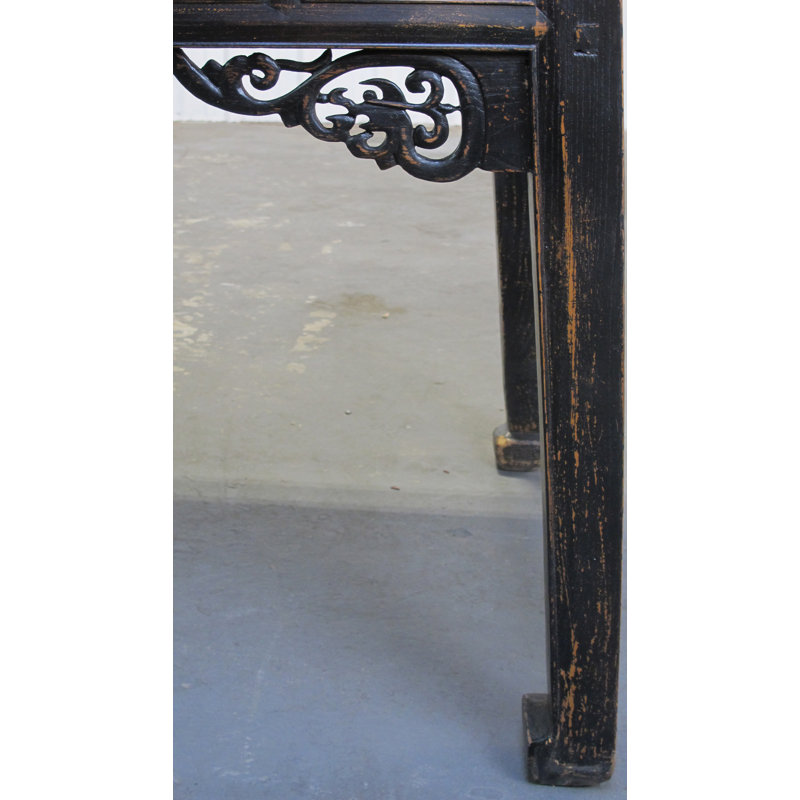 Antique Chinese 40" Three-Drawer Console Table