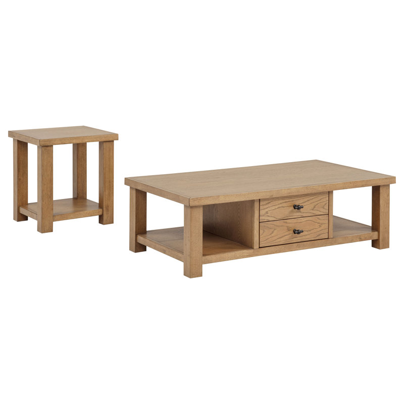 Ensemble de tables basses 2 pièces Beasley, 2 pièces: table basse, table de bout