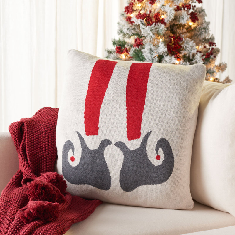 Cotton Reversible Throw Pillow