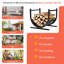 45cm W Metal Log Rack