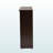 Letha 5-Shelves With 3-Slatted Door Shoe Storage Cabinet in Dark Brown, 38.06" H X 44.2" W X 12.87" D