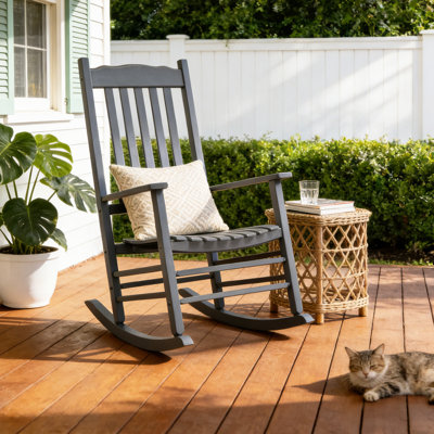 Outdoor Amall Rocking Solid Wood Chair