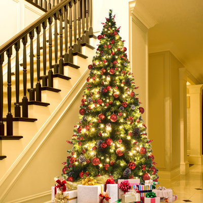 Arbre de Noël en cachemire vert H 90 po