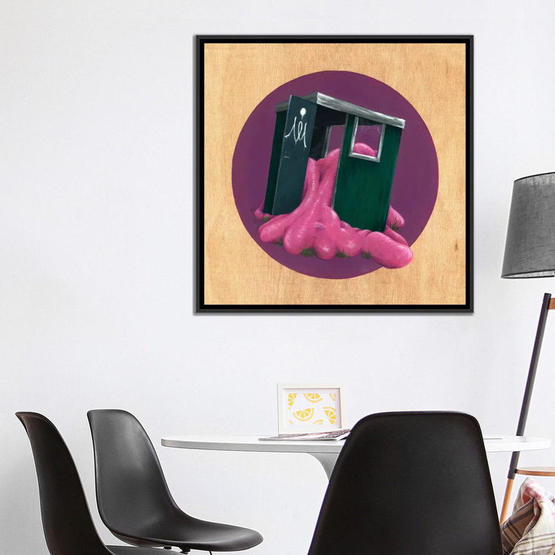 «Shed IV», reproduction d'impression sur toile, H 18 po x l 18 po x P 1,5 po, Toile avec cadre noir, Pas de tapis