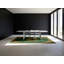 Tapis moelleux moelleux à motif abstrait moderne et contemporain Feuerstein St Patties - reliure vert sauge-111596595