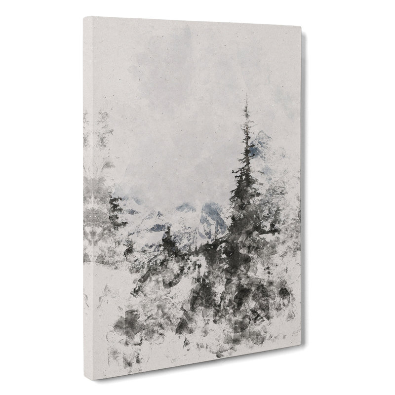 Forest And Mountain Landscape - Wrapped Canvas, 60cm H x 40cm W x 3cm D