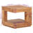 Sparta Solid Wood Floor Shelf Coffee Table with Storage