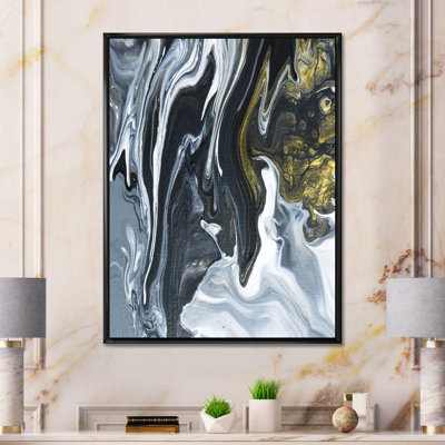 «Yellow Marble River», impression sur toile