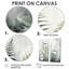 Ferns Silver Whispers II - ensemble d'art mural argenté de 2-777337157-777337160-777337166