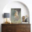 «Mythic Moon Goddess with Cherub», œuvre d'art classique sur toile, impression sur toile-123501911-123501912