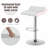 Aryelle Swivel Upholstered Adjustable Height Counter Stool with Metal Frame-95031697