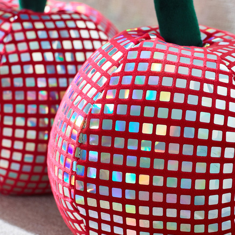 Disco Cherries 3D Shaped Cushion