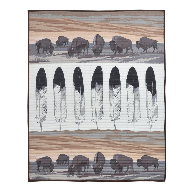 Jeté en polyester Spirit of the Plains