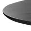 72"×37"W×30"H Oval Wood Pedestal Dining Table-1264005098