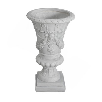 Garden Urn, Light Grey, 23.75'' H