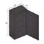 Armoire murale à une porte avec 2 tablettes W1530-95376330-95376327