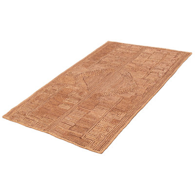Kennidi One-of-a-Kind 5'0" X 8'0" New Age Jute / Sisal Area Rug in Brown