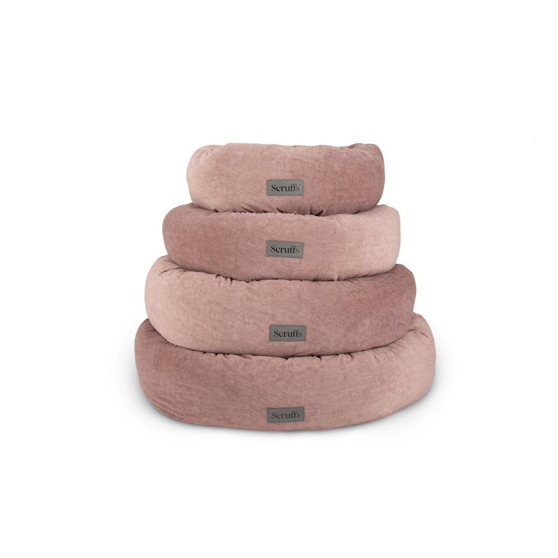Polyester Pet Bed, Pink, Extra Large (32-40kg)