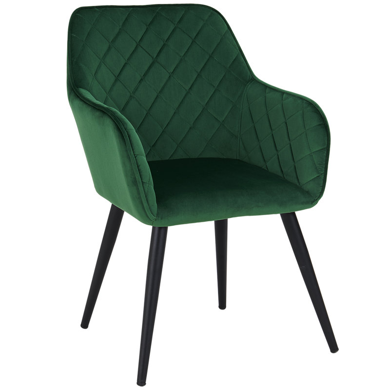 Valera Dining Room Chair, Dark Green
