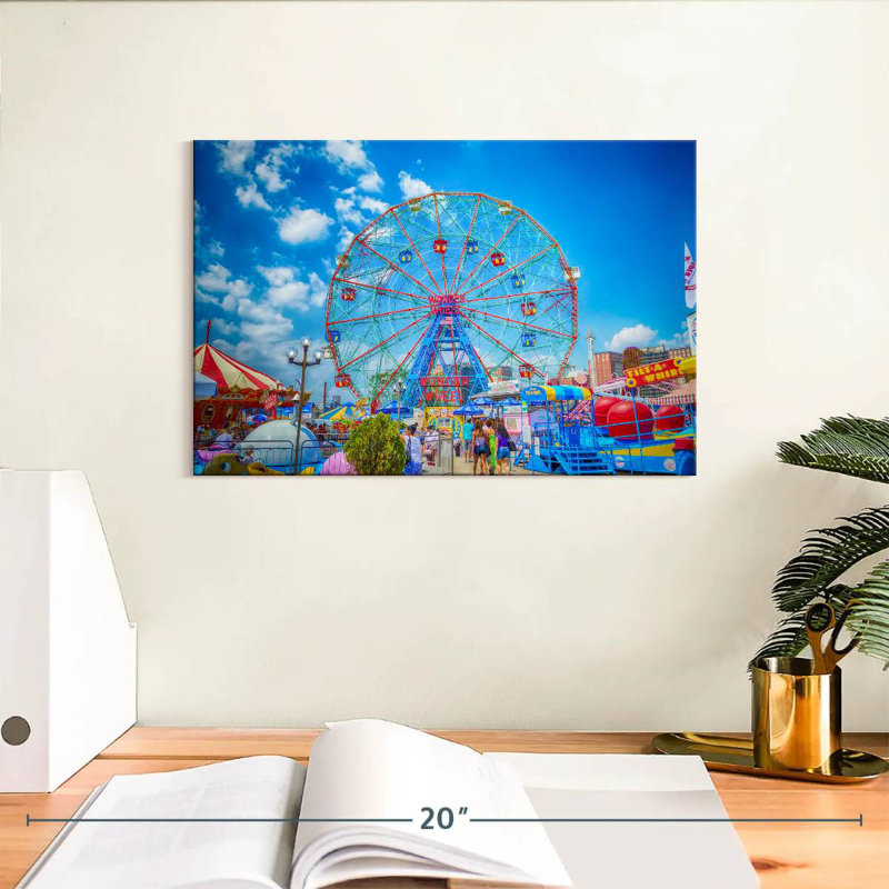 Kerner Coney Island Ferris Wheel, 8" H x 12" W