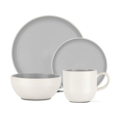 Oslo Stoneware Dinnerware Set 16 Piece - Service for 4