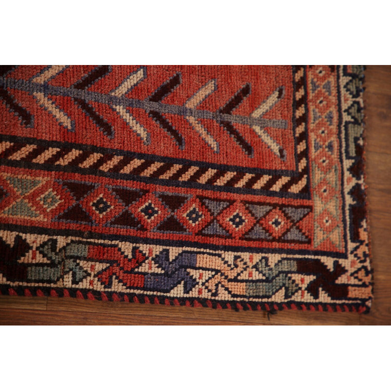 Tapis traditionnel rétro en laine 4 x 8
