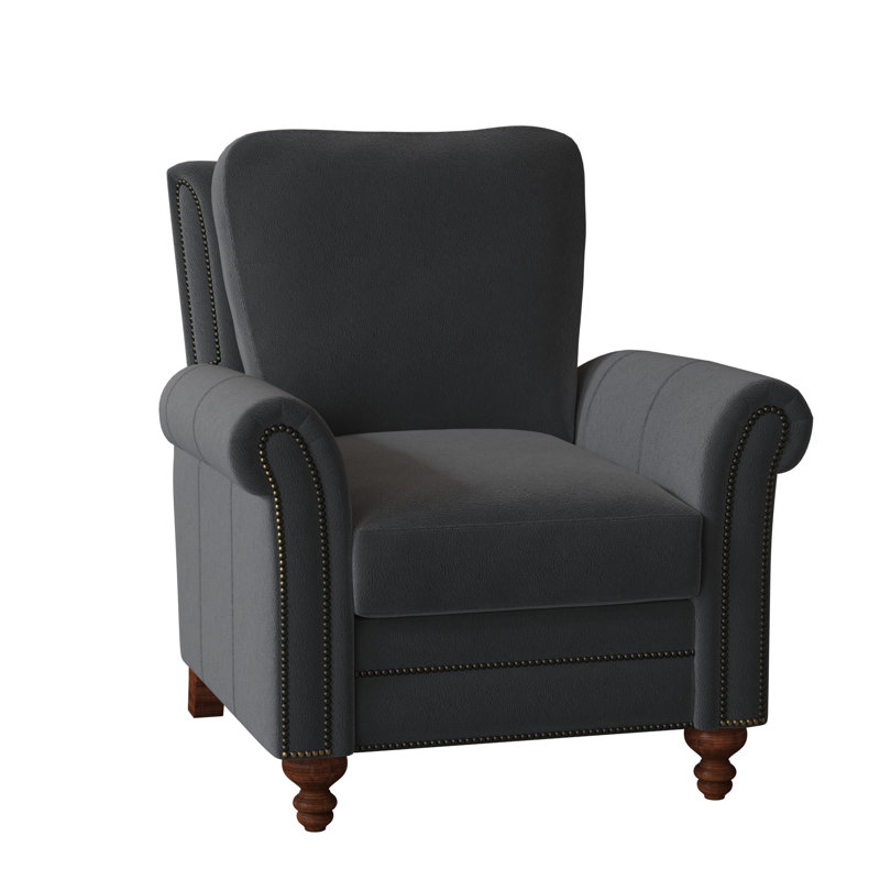 Richardson Recliner, Aline Fumo Genuine Leather, New Classiques, French Natural