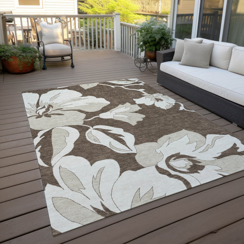  Tapis d'extérieur antidérapant Malchow, Rectangulaire 3 pi x 5 pi
