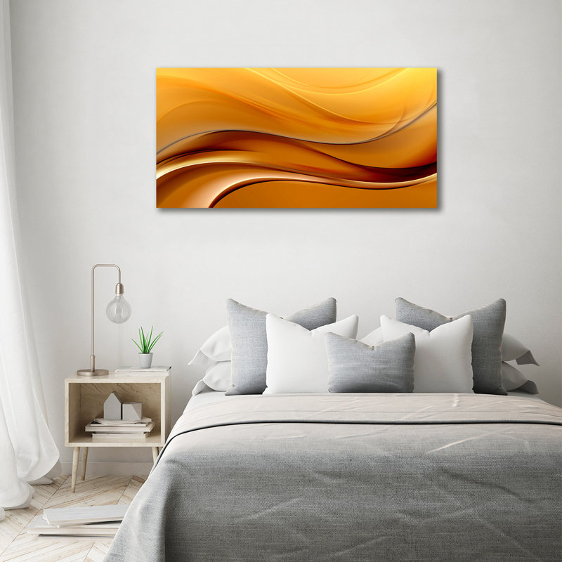Waves Background - Wrapped Canvas Print