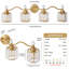 Luminaire de meuble-lavabo à intensité variable avec abat-jour en cristal Emilion-1408780649-1408863559