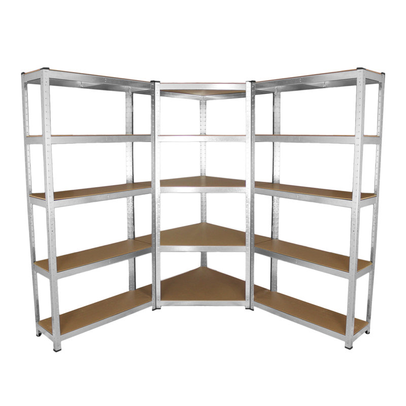 90 cm W Steel Adjustable Height Shelving Unit Storage Rack