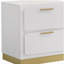 Sophia White 2-drawer Nightstand