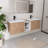 Acorn 60" Wall Mounted Double Bathroom Vanity Set With Resin Sink，A Small Storage Shelf-49926867-59509400