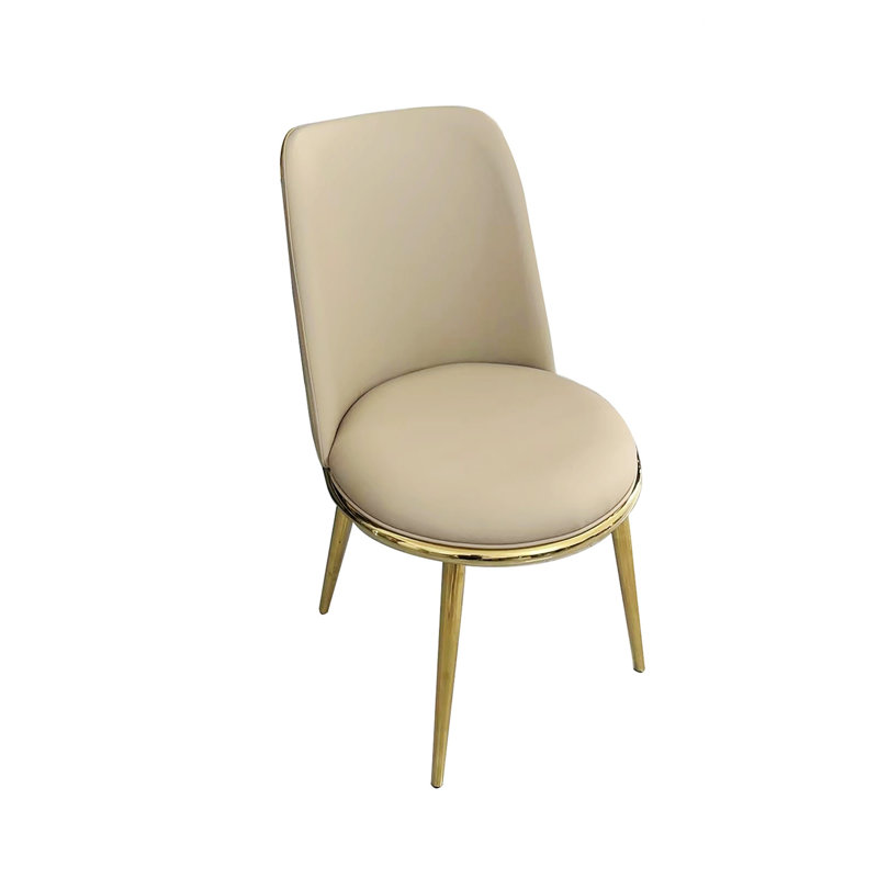 Chaise de salle à manger, chaises rembourrées deux pièces, chaises d'appoint d'intérieur pour la maison