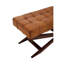 Waylan Genuine Leather Upholstered Bench