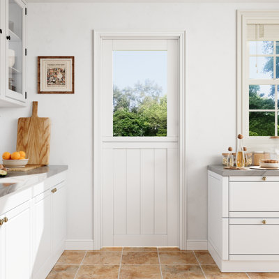 Porte semi-intérieure 32 "x 80" 1-Lite White