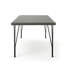 Charmante table de salle à manger d'extérieur rectangulaire pour des rassemblements inoubliables