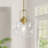 1-Light Farmhouse Schoolhouse Glass Pendant for Kitchen or Dining -339518232