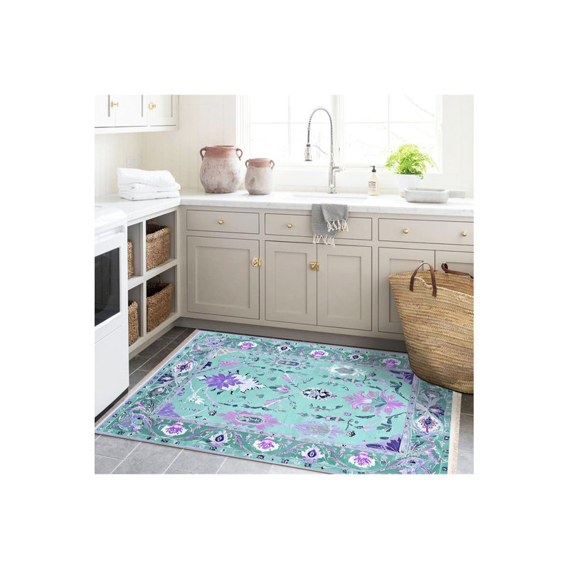 Tapis décoratif lavable à la machine Rio, Tapis de couloir 3 pi 3 po x 6 pi 7 po inclus