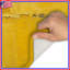 Tapis de bain texturé jaune abstrait-2056958396