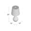 Lampe de table 21 po Carolyne Seashell-70773626