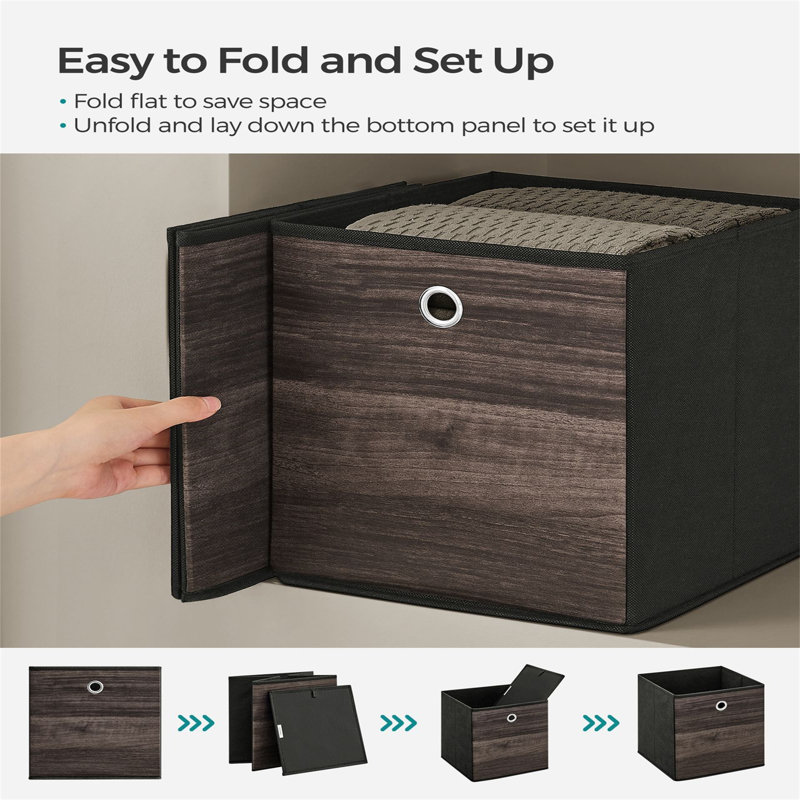 Rebrilliant Fabric Storage Bag, Brown