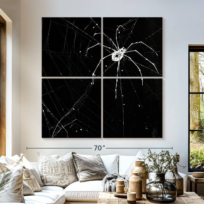Brampt Halloween Spider, 57" H x 57" W