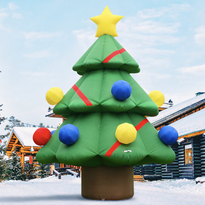 Wellcomer 20 ft Inflatable Christmas Tree - Christmas Décor - w/Blower