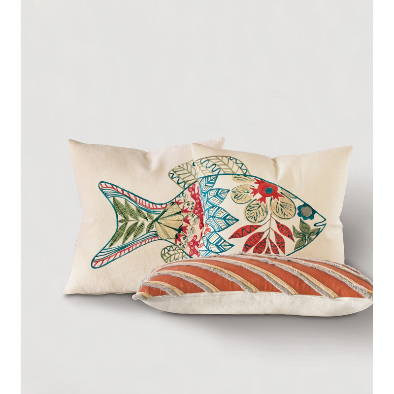 Bowie Linen Lumbar Pillow Cover & Insert
