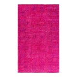 Tapis rose / bleu sur mesure 5 pi 1 po x 7 pi 10 po Overyed