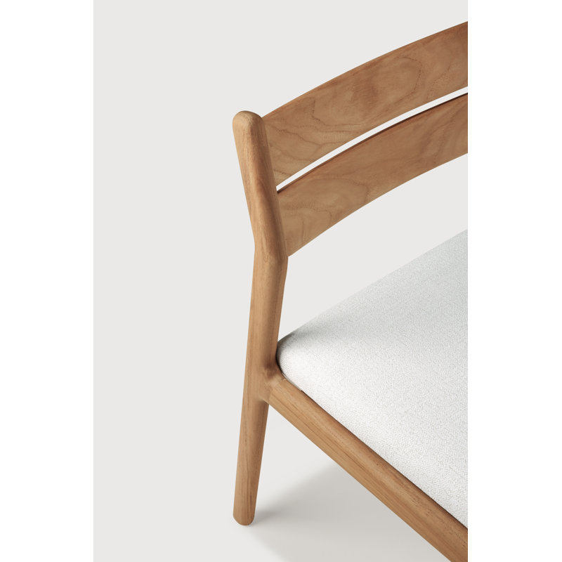 Jack Outdoor Dining Side Chair, Ivory