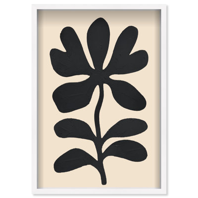 Oliver Gal Under Dark Skies II Abstract - Luxury Shadowbox Framed Wall Art