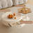 Light luxury cream style coffee table